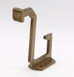 Vintage European Art Deco Warm Brass Wall Hook 12 Vintage European Art Deco Warm Brass Wall Hook -OGT Sale Store 24bel11056 05