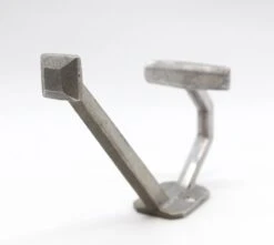 Vintage European Aluminum French Coat & Hat Wall Hooks 12 Vintage European Aluminum French Coat & Hat Wall Hooks -OGT Sale Store 24bel11068 05