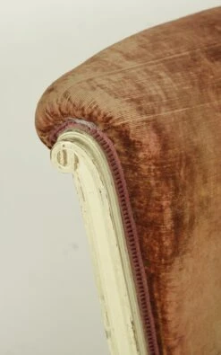 Antique European Velvet & Wood Frame Armchair 24 Antique European Velvet & Wood Frame Armchair -OGT Sale Store 24bel11085 09