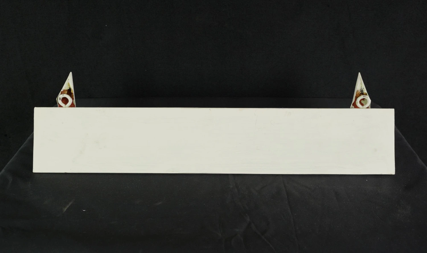 Vintage European 4 Aluminum Hook Spiked Pine Wall Rack 12 Vintage European 4 Aluminum Hook Spiked Pine Wall Rack - Image 10