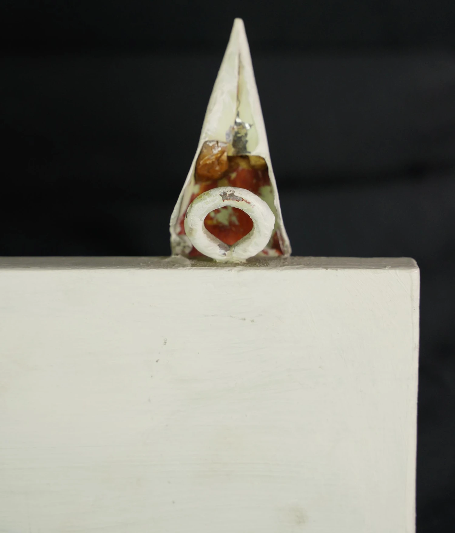 Vintage European 4 Aluminum Hook Spiked Pine Wall Rack 14 Vintage European 4 Aluminum Hook Spiked Pine Wall Rack - Image 12