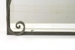 Vintage European French Art Deco Wrought Iron Wall Mirror 19 Vintage European French Art Deco Wrought Iron Wall Mirror -OGT Sale Store 24bel11093 05