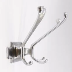 Vintage European Streamline Chrome Plated Steel Bathroom Hook 13 Vintage European Streamline Chrome Plated Steel Bathroom Hook -OGT Sale Store 24bel11106 04