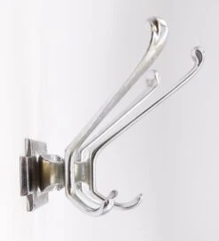 Vintage European Streamline Chrome Plated Steel Bathroom Hook 14 Vintage European Streamline Chrome Plated Steel Bathroom Hook -OGT Sale Store 24bel11106 05