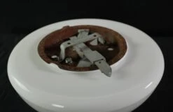 Vintage European White Round 10 In. Glass Flush Mount Light -OGT Sale Store 24bel11111 07