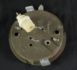 Vintage European White Round 10 In. Glass Flush Mount Light -OGT Sale Store 24bel11111 09