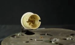 Vintage European White Round 10 In. Glass Flush Mount Light -OGT Sale Store 24bel11111 10