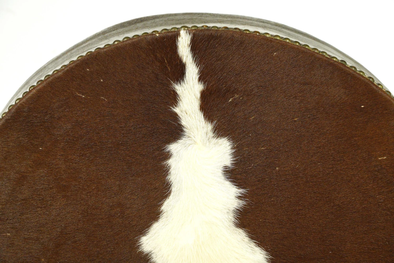 European Art Deco Cow French Leather & Wood Club Chair 10 European Art Deco Cow French Leather & Wood Club Chair - Image 8