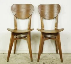 Set Of Vintage European 1950s Mid Century Wooden Dining Chairs 26 Set Of Vintage European 1950s Mid Century Wooden Dining Chairs -OGT Sale Store 24bel11198 10