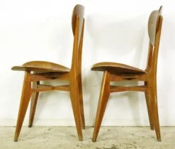 Set Of Vintage European 1950s Mid Century Wooden Dining Chairs 31 Set Of Vintage European 1950s Mid Century Wooden Dining Chairs -OGT Sale Store 24bel11198 15