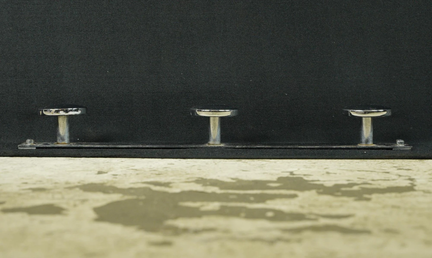 Vintage European 21.75 In. Chromed Steel Coat Wall Rack 9 Vintage European 21.75 In. Chromed Steel Coat Wall Rack - Image 7