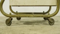 Vintage White Wood Rolling Optician 10 Drawer Medical Cabinet 23 Vintage White Wood Rolling Optician 10 Drawer Medical Cabinet -OGT Sale Store 24bel11216 11