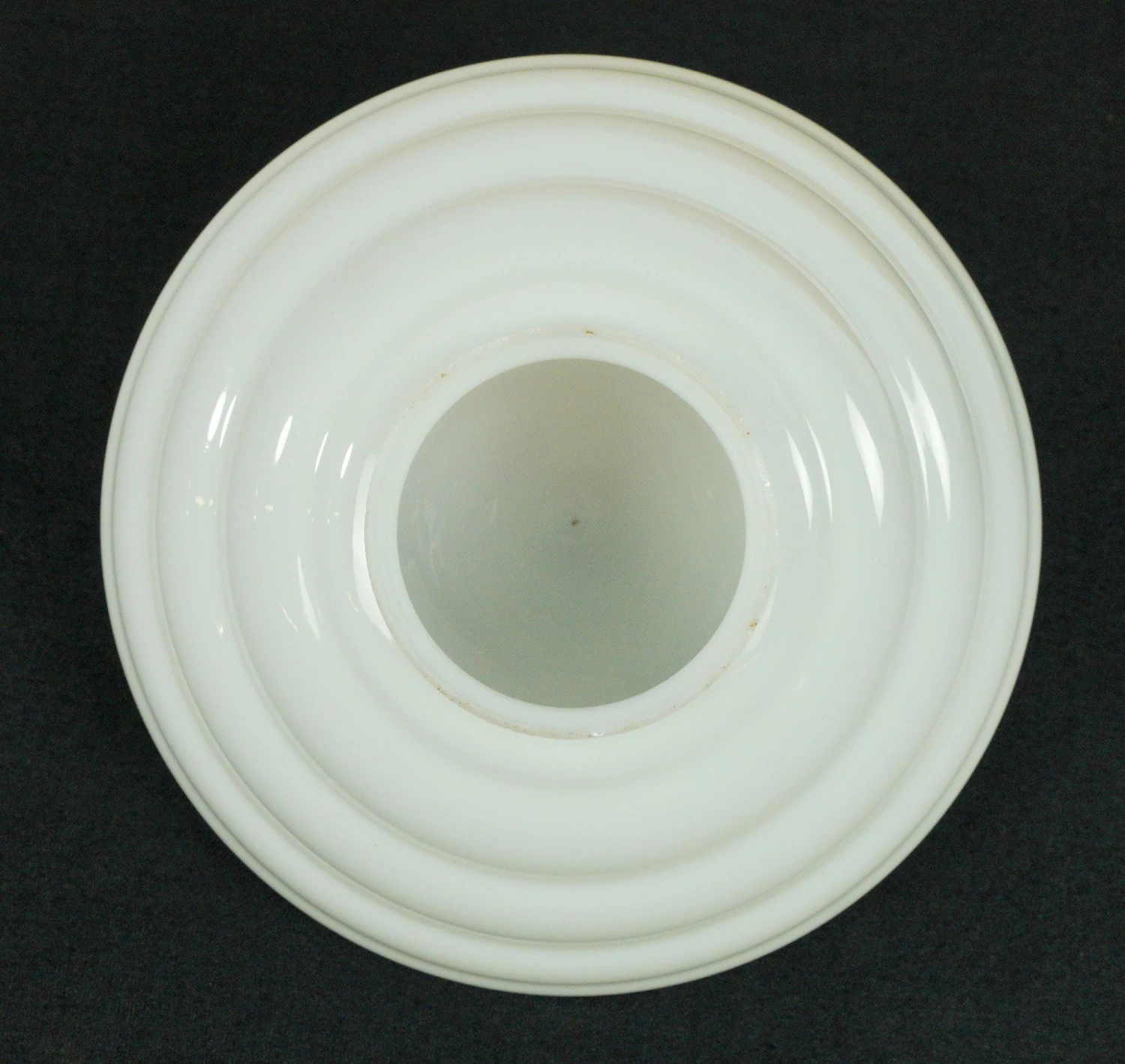 Vintage European Art Deco 9 In. White Opaline Glass Globe 7 Vintage European Art Deco 9 In. White Opaline Glass Globe - Image 5