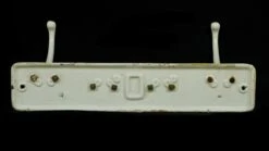 Vintage European 4 Hook White Cast Iron Coat Wall Rack 15 Vintage European 4 Hook White Cast Iron Coat Wall Rack -OGT Sale Store 24bel11313 07