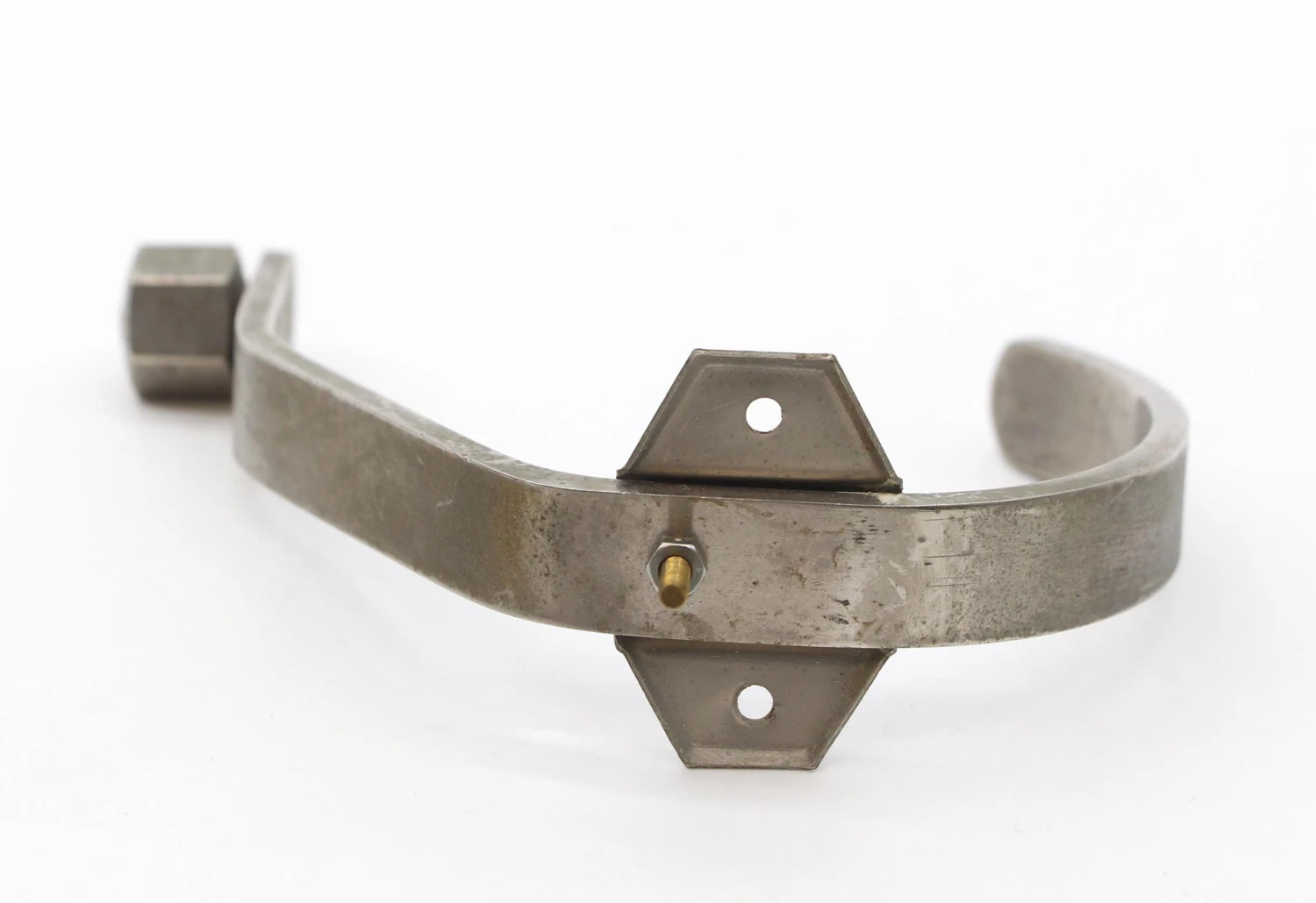 Vintage European Art Deco Aluminum Streamline Wall Hook 8 Vintage European Art Deco Aluminum Streamline Wall Hook - Image 6