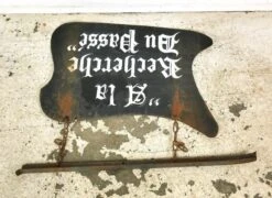European French A La Recherche Du Passe Steel Commercial Sign 15 European French A La Recherche Du Passe Steel Commercial Sign -OGT Sale Store 24bel11360 06