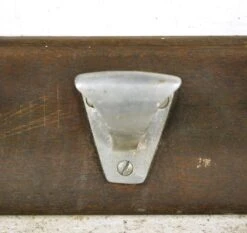 European 50 In. French Aluminum 10 Hook Wood Coat Rack -OGT Sale Store 24bel11361 04