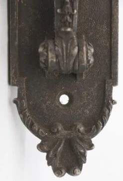 Vintage European 8.75 In. Black Bronze Lion Head Door Bell Lever 17 Vintage European 8.75 In. Black Bronze Lion Head Door Bell Lever -OGT Sale Store 24bel1755 05