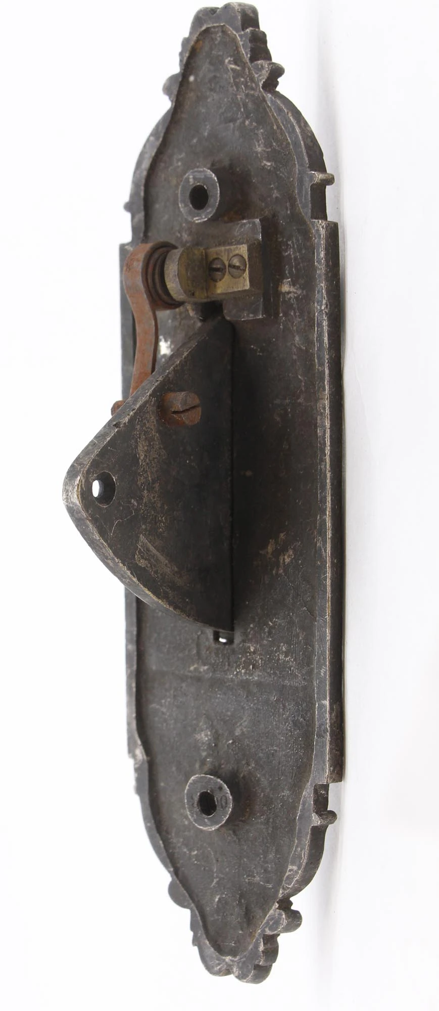 Vintage European 8.75 In. Black Bronze Lion Head Door Bell Lever 12 Vintage European 8.75 In. Black Bronze Lion Head Door Bell Lever - Image 10