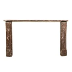 Altered Antique Marble Mantel Components Console