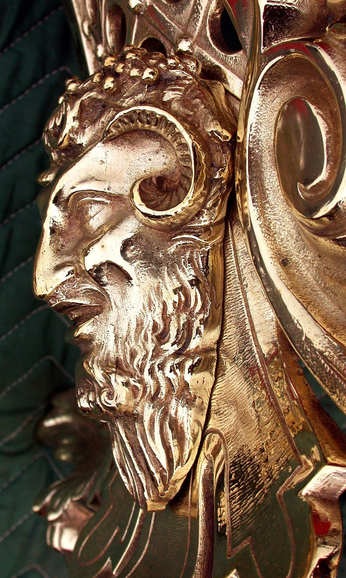 Figural French Bronze Chenets 4 Figural French Bronze Chenets - Image 2