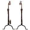 Figural Cast Iron Andirons 1 Figural Cast Iron Andirons -OGT Sale Store andirons figural cast iron andirons n240021