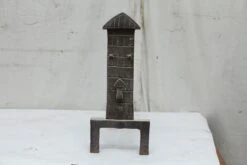 Pair Of Hand Forged Arrow Shaped Andirons 12 Pair Of Hand Forged Arrow Shaped Andirons -OGT Sale Store andirons for sale n240024