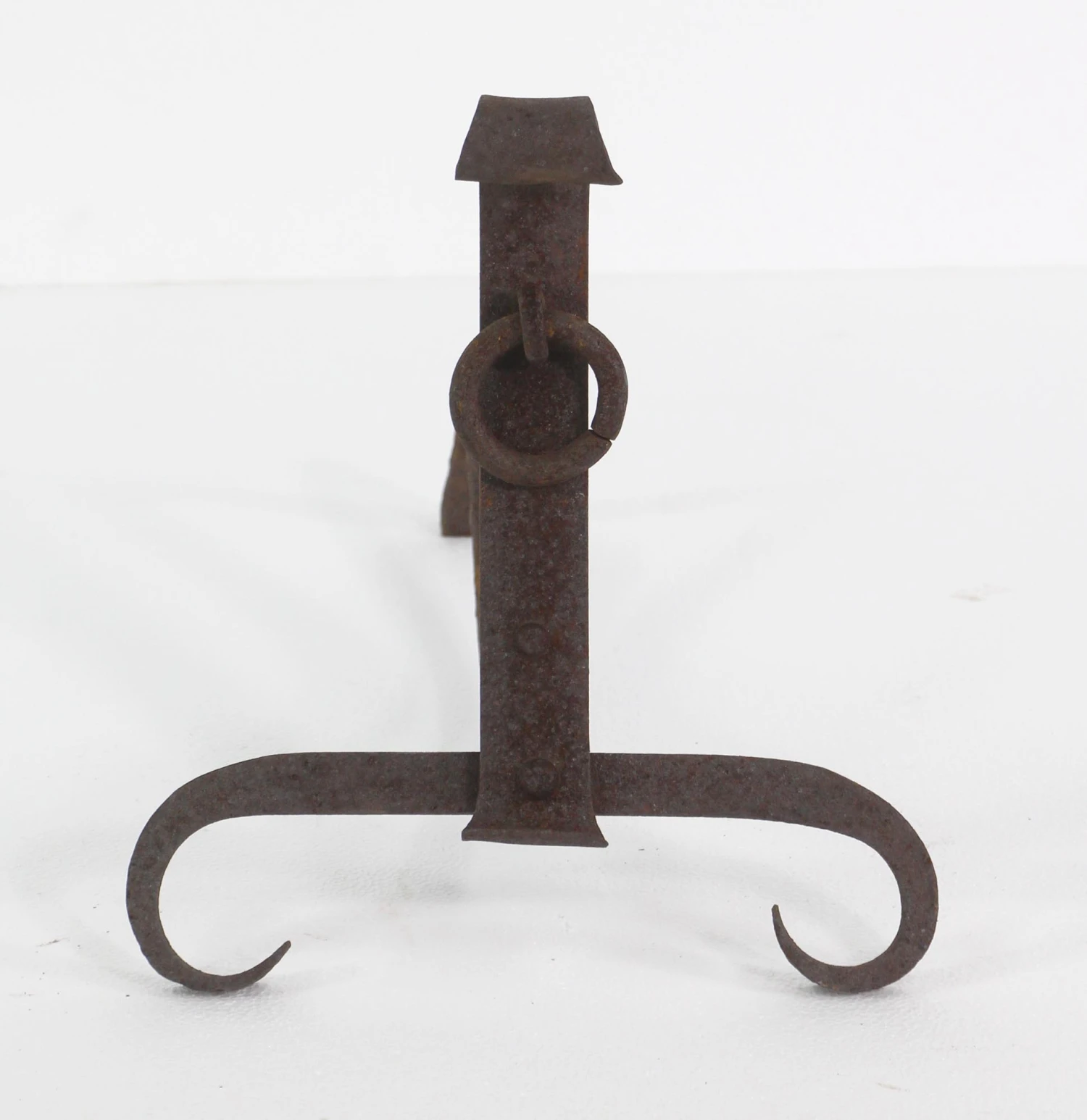 Pair Of Petite Black Arts & Crafts Andirons 5 Pair Of Petite Black Arts & Crafts Andirons - Image 3