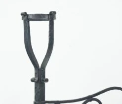 Pair Of Antique French Basket Top Wrought Iron Andirons 18 Pair Of Antique French Basket Top Wrought Iron Andirons -OGT Sale Store andirons for sale q283066