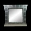 Custom Made Colombostile Silver Studded Metal Wall Mirror -OGT Sale Store antique mirrors custom made colombostile silver studded metal wall mirror q284740