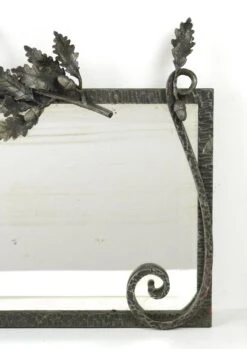 Vintage European French Art Deco Wrought Iron Wall Mirror 17 Vintage European French Art Deco Wrought Iron Wall Mirror -OGT Sale Store antique mirrors for sale 24bel11093