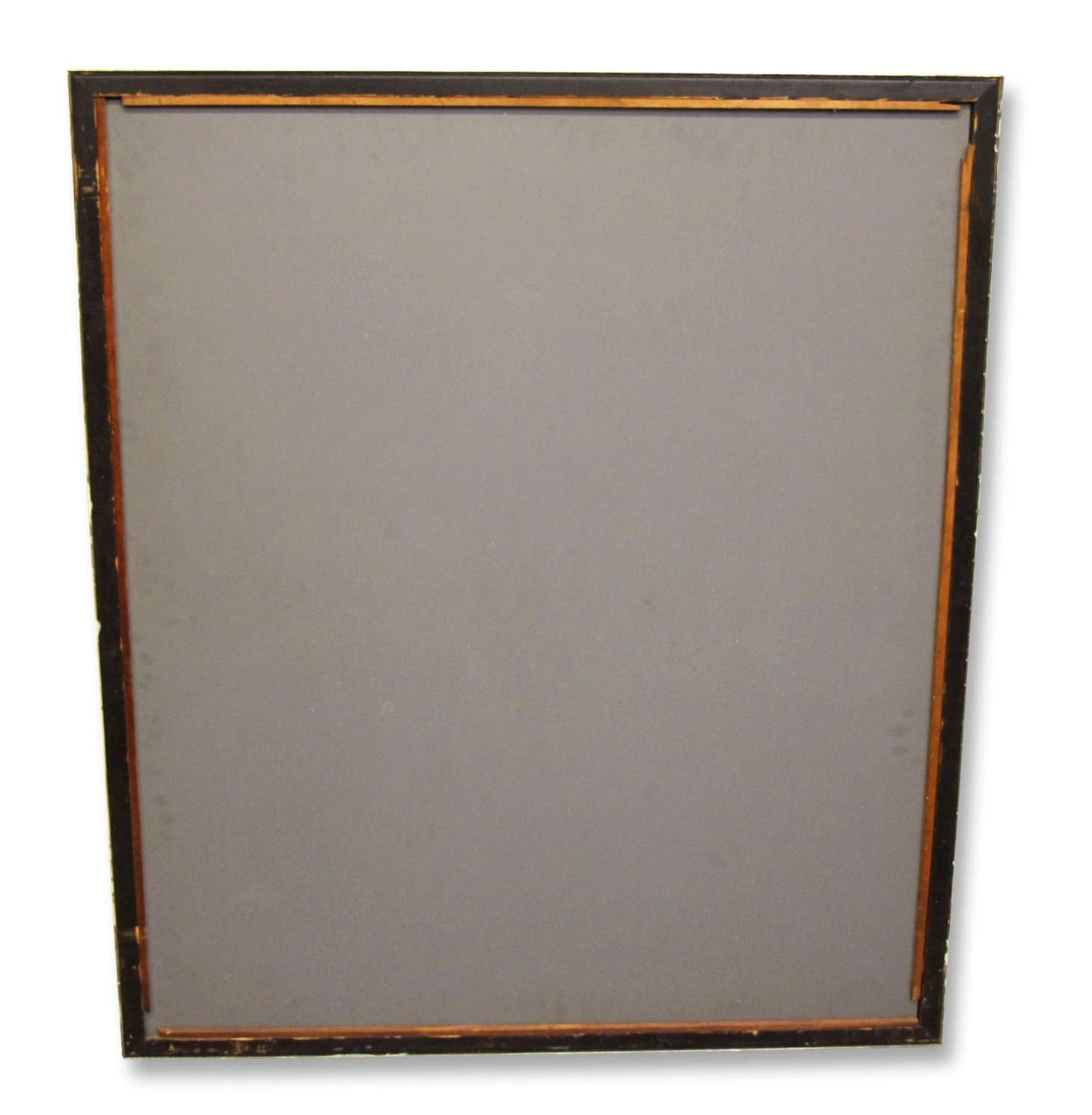 Vintage Brushed Nickel Framed Wall Mirror 42 X 36 5 Vintage Brushed Nickel Framed Wall Mirror 42 X 36 - Image 3