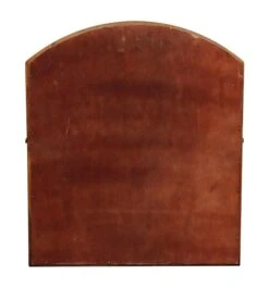 Slightly Arched Wood Framed Vanity Mirror 7 Slightly Arched Wood Framed Vanity Mirror -OGT Sale Store antique mirrors for sale m230272