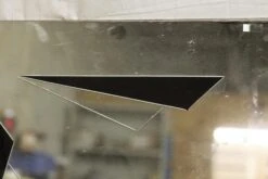 Pair Of Black & Red Triangles Mirrors 8 Pair Of Black & Red Triangles Mirrors -OGT Sale Store antique mirrors for sale m230984