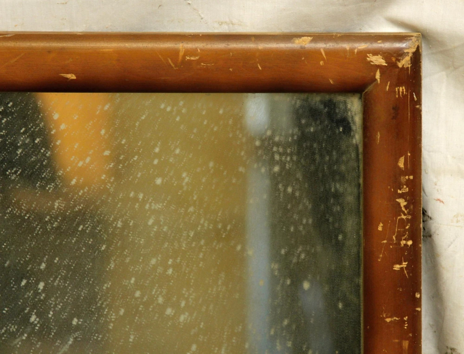 Dark Wood Frame Mirror 5 Dark Wood Frame Mirror - Image 3