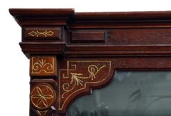 Large Wood Frame Mirror With Ornate Carvings 12 Large Wood Frame Mirror With Ornate Carvings -OGT Sale Store antique mirrors for sale n239867