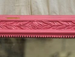 Pink Wood Frame Mirror 9 Pink Wood Frame Mirror -OGT Sale Store antique mirrors for sale n240750