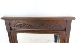 French Beveled Mahogany Carved Frame Tabletop Vanity Mirror 20 French Beveled Mahogany Carved Frame Tabletop Vanity Mirror -OGT Sale Store antique mirrors for sale q280377