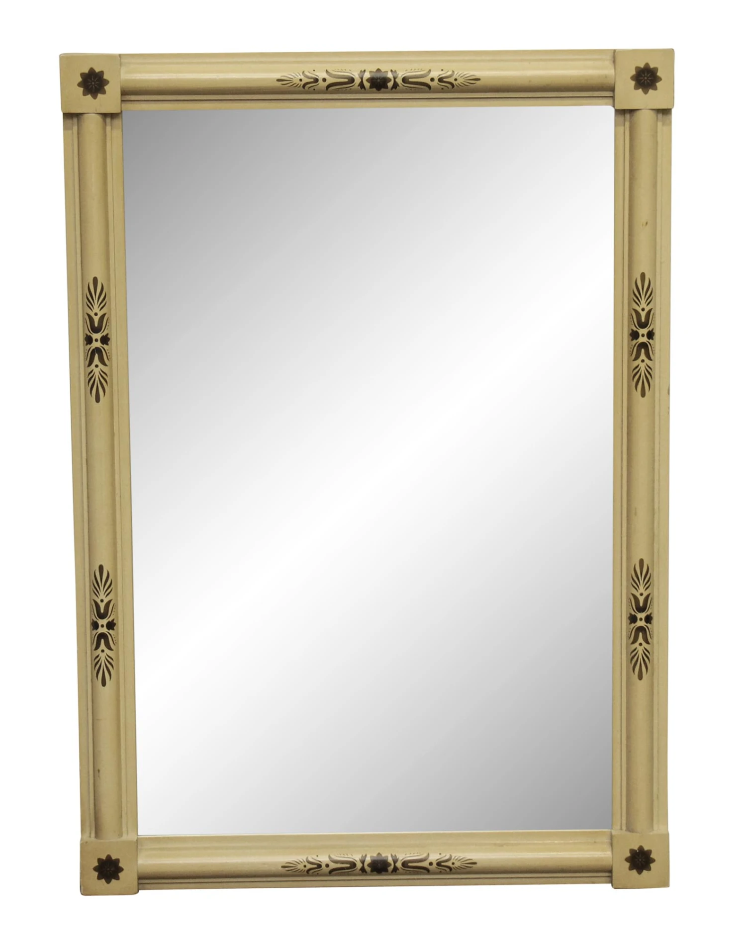 French Light Yellow Framed Mirror 3 French Light Yellow Framed Mirror
