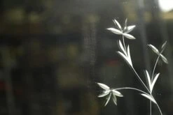 Vintage Beveled & Etched Wall Mirror With Floral Details 13 Vintage Beveled & Etched Wall Mirror With Floral Details -OGT Sale Store antique mirrors q279156