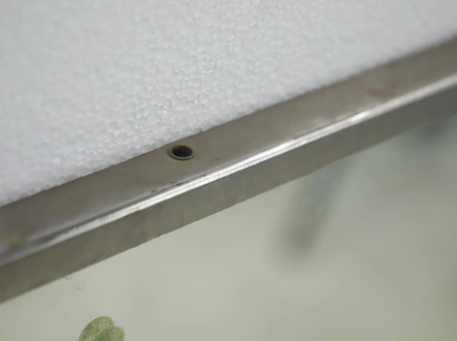 Reclaimed Industrial Nickel Framed Wall Mirror 36 X 34 4 Reclaimed Industrial Nickel Framed Wall Mirror 36 X 34 - Image 2