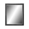 Refurbished Beveled Black Wood Wall Mirror 40 X 34 1 Refurbished Beveled Black Wood Wall Mirror 40 X 34 -OGT Sale Store antique mirrors refurbished beveled black wood wall mirror 40 x 34 q280506