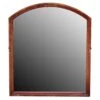 Slightly Arched Wood Framed Vanity Mirror 1 Slightly Arched Wood Framed Vanity Mirror -OGT Sale Store antique mirrors slightly arched wood framed vanity mirror m230272