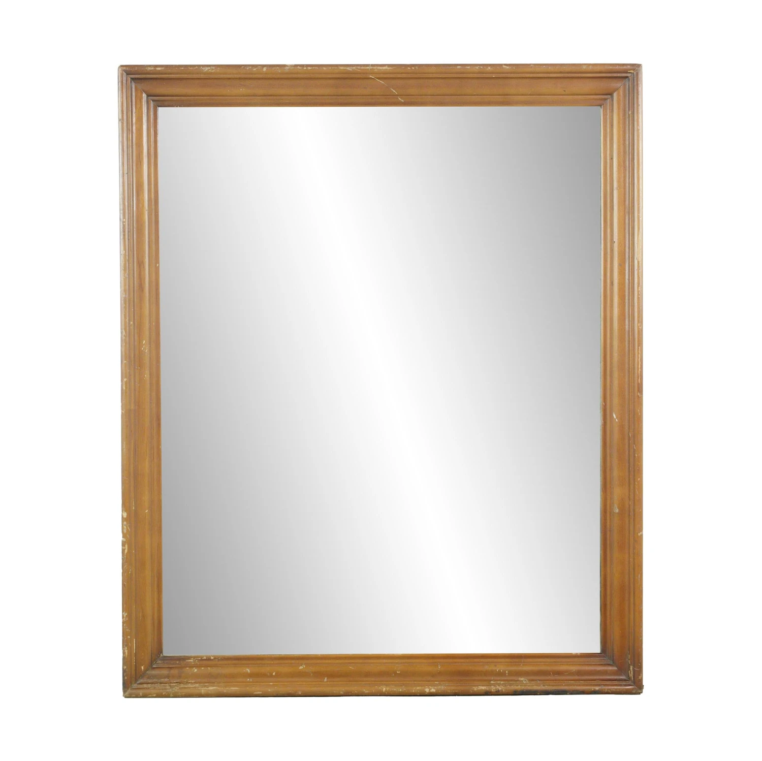 Vintage Rectangle Distressed Wooden Frame Wall Mirror 38 X 32 3 Vintage Rectangle Distressed Wooden Frame Wall Mirror 38 X 32