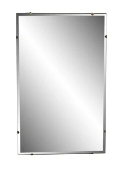 Vintage Rectangular Beveled Wall Mirror 30.5 X 18