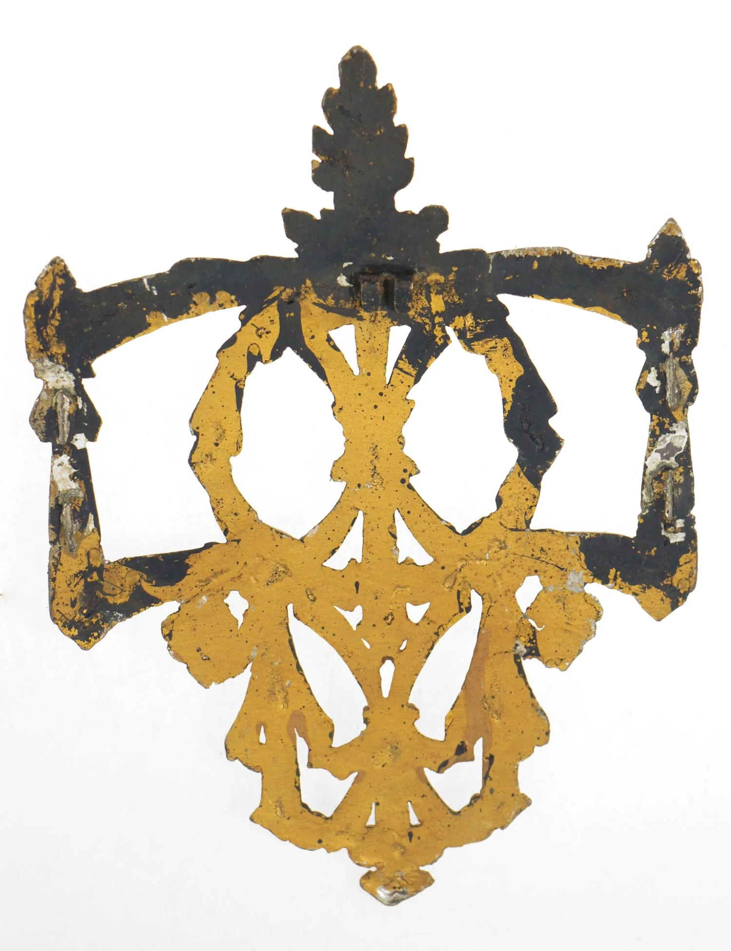 Antique Bronze Victorian Wreath Applique 5 Antique Bronze Victorian Wreath Applique - Image 3