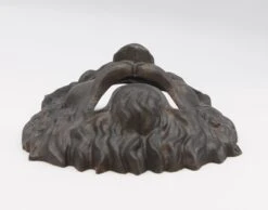 Antique Black Cast Iron Lion Head Wall Mount Applique 9 Antique Black Cast Iron Lion Head Wall Mount Applique -OGT Sale Store applique for sale q273758
