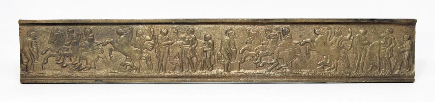 Greek Or Roman Decorative Brass Mural 3 Greek Or Roman Decorative Brass Mural