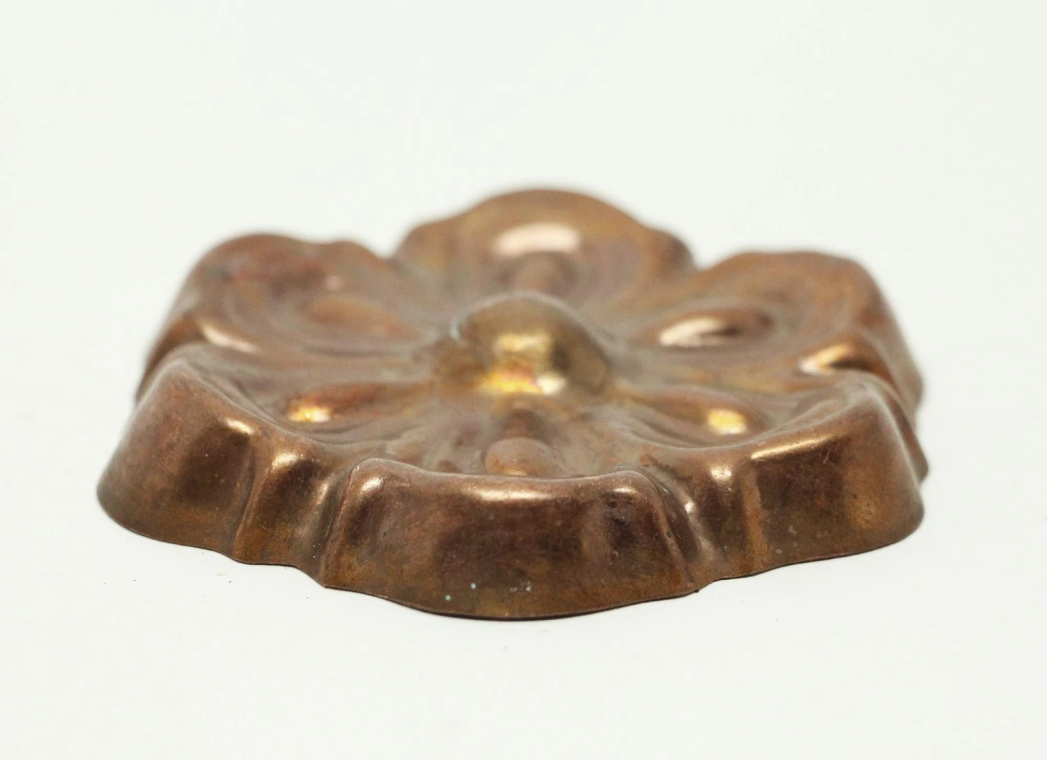 Copper Plated Aluminum Flower Applique 4 Copper Plated Aluminum Flower Applique - Image 2