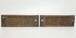 Pair Of Decorative Bronze Pieces